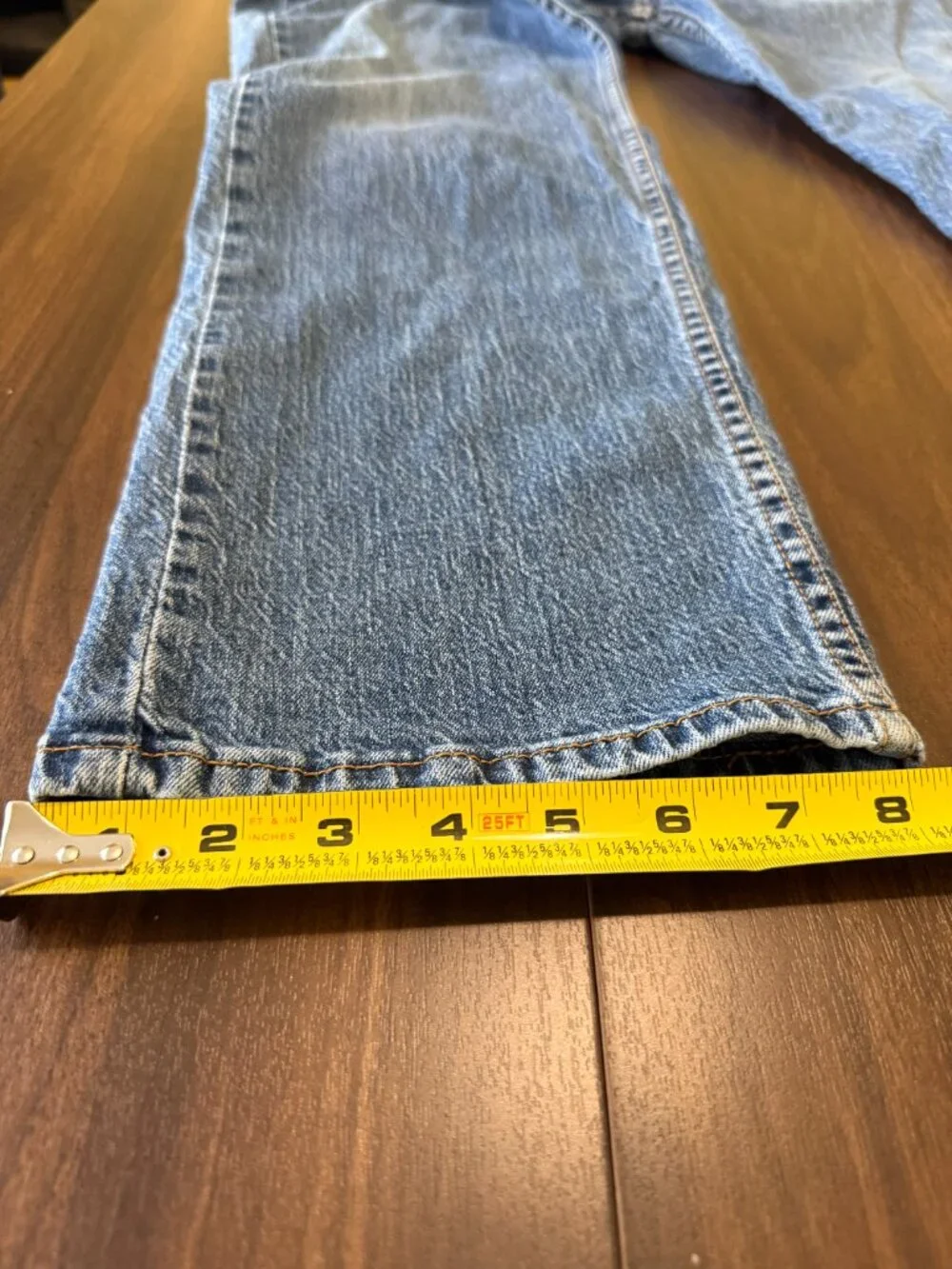 Levi Mens Jeans Medium Wash Blue 36x30 - Picture 15 of 15